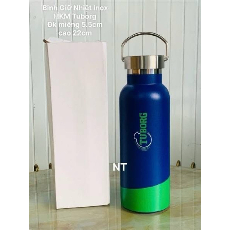 Bình giữ nhiệt Tuborg Ice 500ml có quai xách