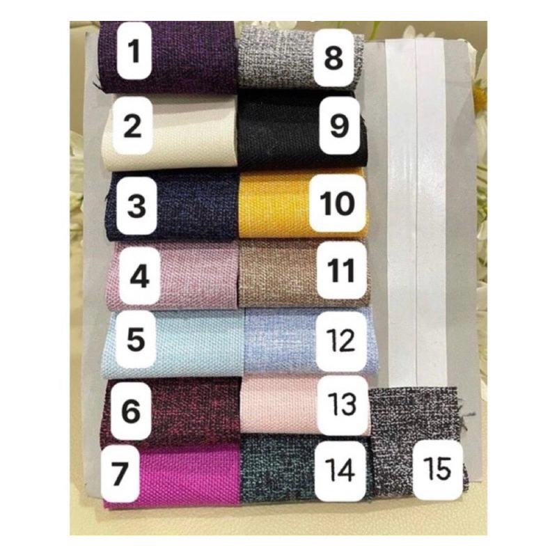 vải tex mì nhiều màu