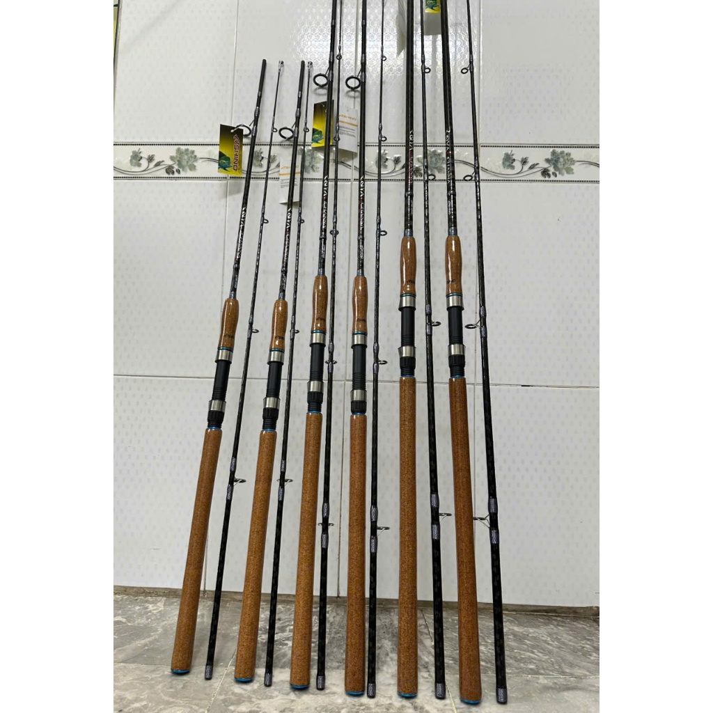 Cần Câu Cá Ashino RQYA CHANNA 2m1 2m4 3m0 Carbon xoắn