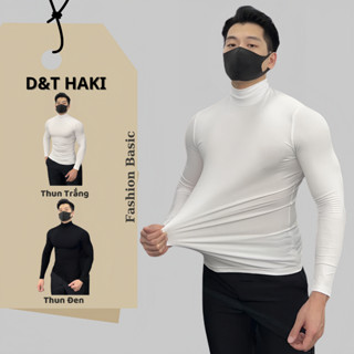 Áo Giữ Nhiệt Thể Thao Nam Cổ 3 Phân Cao Cấp Tay Dài Cao Cổ Chất Mềm Mịn Co Giãn X8 Chiều Phù Hợp Tập Gym và Đá Bóng