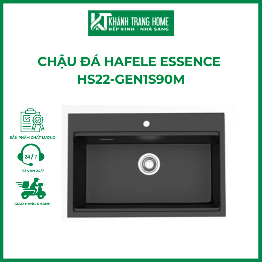 Chậu đá HAFELE ESSENCE HS22-GEN1S90M - Khánh Trang Home