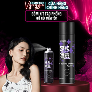 Gôm mềm xịt tóc GINBI giữ nếp tạo phồng tóc 200ml keo xịt tạo phồng giữ nếp mềm tóc và bồng bềnh tự nhiên
