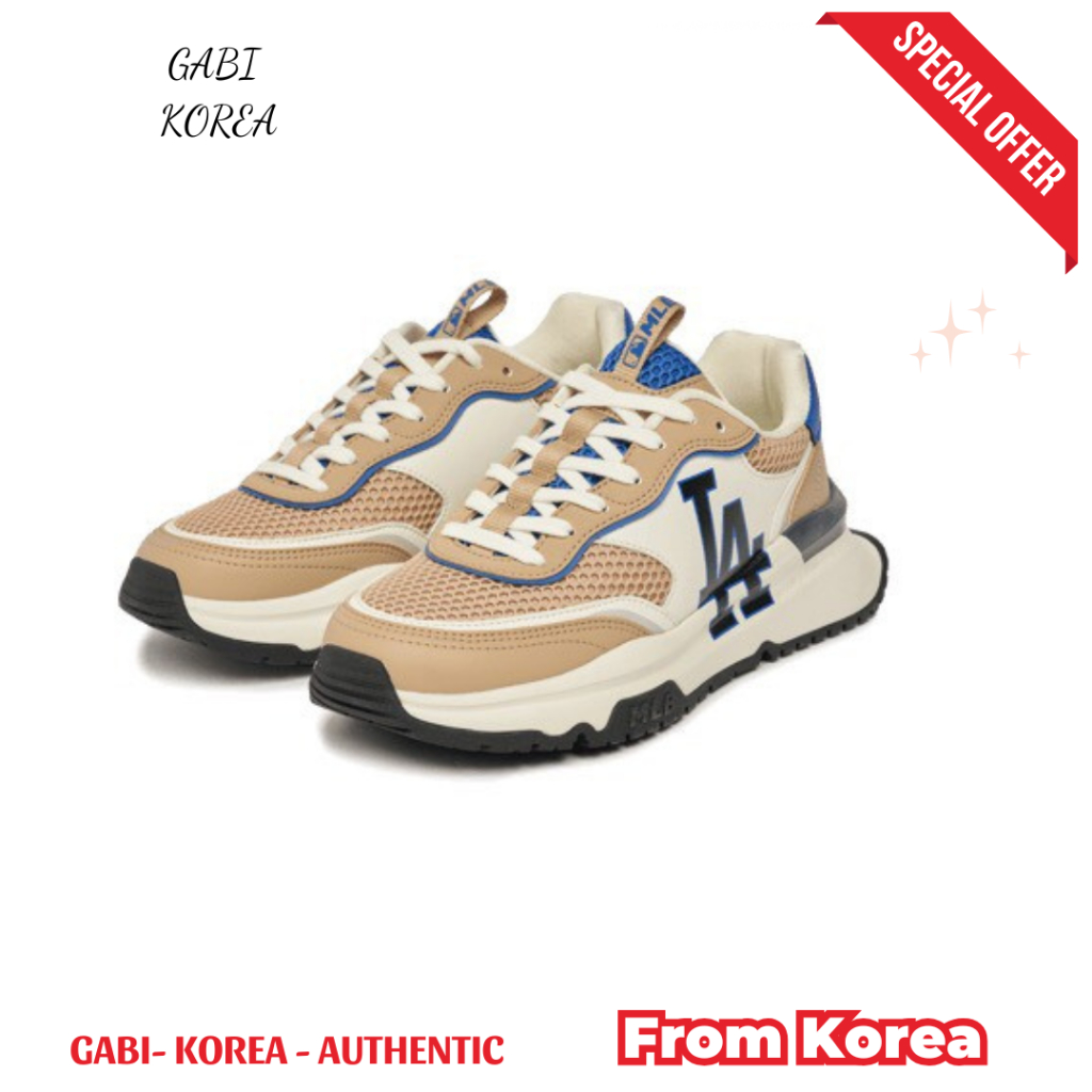 Giày MLB chính hãng chunky runner kem /giày auth/giày chính hãng