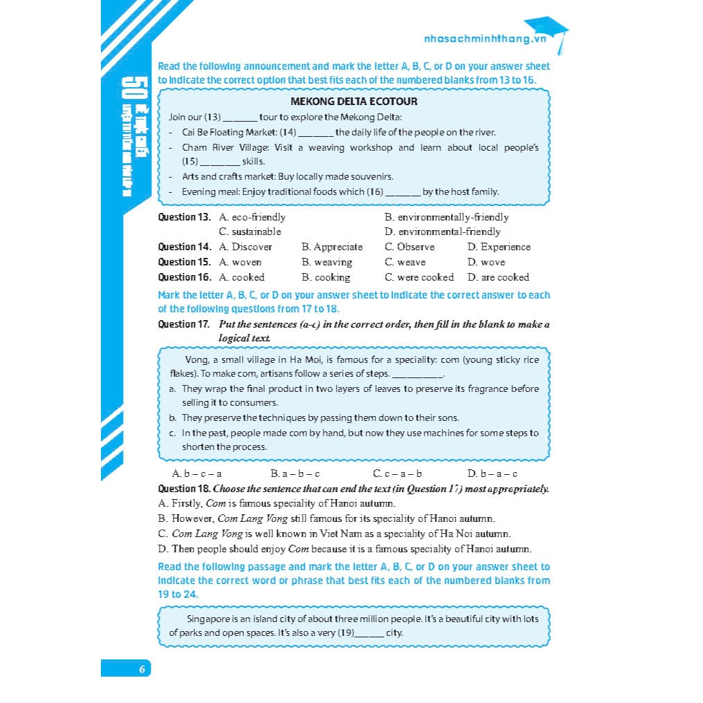 Sách - 50 Đề thực chiến luyện thi Tiếng Anh vào lớp 10 (có đáp án) | BigBuy360 - bigbuy360.vn