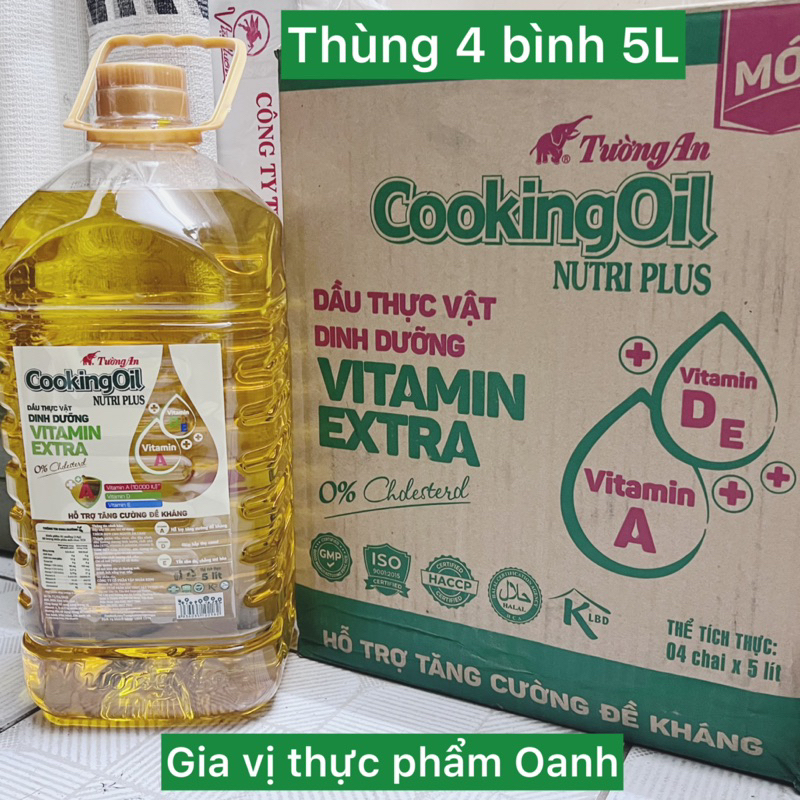 Dầu ăn vitamin extra Tường An 5L