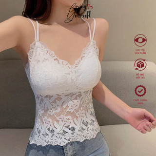  CHE TÊN  Áo bra lót ngực không gọng ren hoa có đệm mỏng nhẹ nâng ngực tạo khe gợi cảm LYEA022 