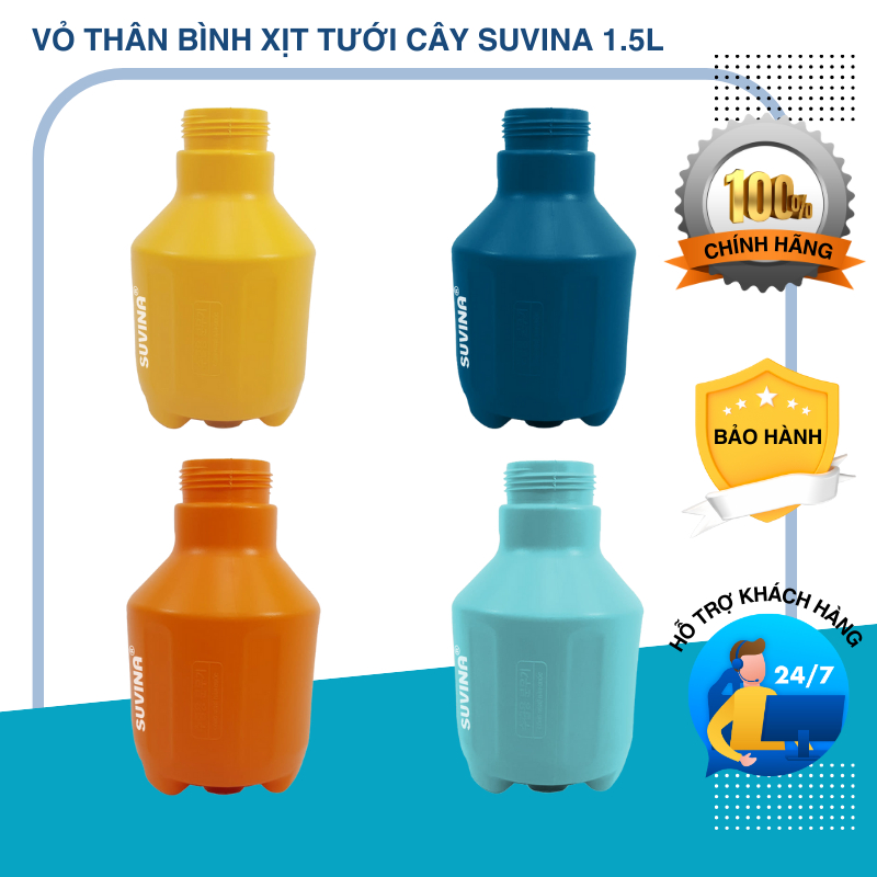 Vỏ Thân Bình Xịt Suvina 1.5L Mẫu 05 - Chất liệu HDPE Siêu Bền