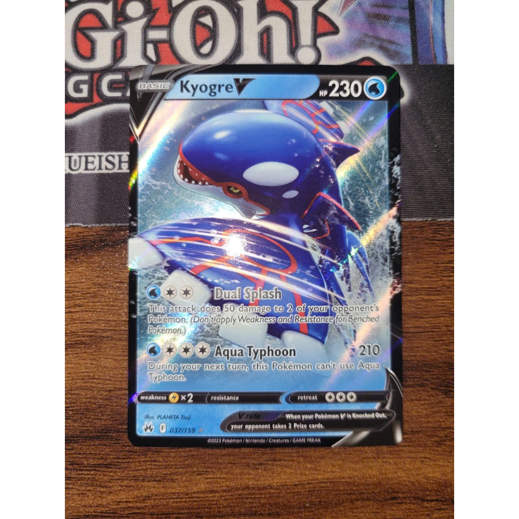 Thẻ bài Pokemon - TCG - Kyogre V - 037/159 - Ultra Rare