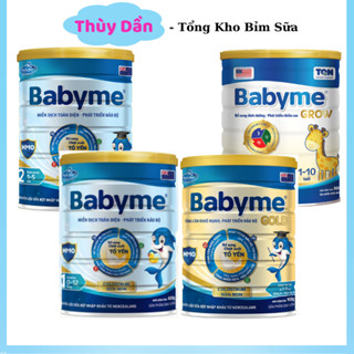 Sữa Bột Công Thức BabyMe Gold, BabyMe Grow, BabyMe Số 1, 2 Cho Bé Từ 1-9 Tuổi 900g