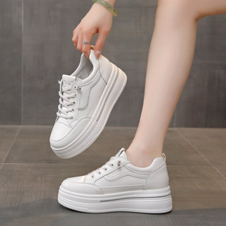 (Tăng 1 size) Giày thể thao tăng chiều cao nữ đế xuồng mẫu mới phong cách Hàn Quốc MS8828