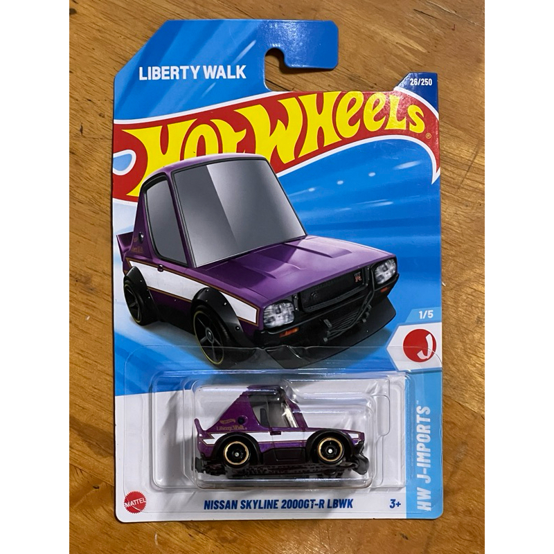 Xe Mô Hình HOT WHEELS NISSAN SKYLINE 2000GT-R LBWK (Tooned)