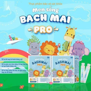 Men sống bạch mai Pro [hộp 15 ống date 2027]
