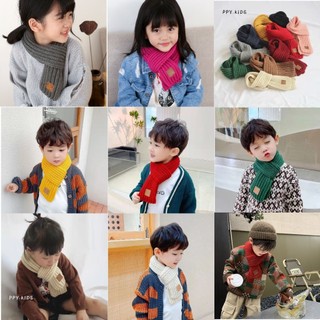 [Hàng Loại 1] K2 Khăn len quàng cổ cho bé giữ ấm chống gió lạnh, len dày cao cấp không bai xù