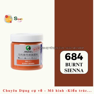 [ Tâm Tâm ] Màu Acrylic Maries, MARIE'S hủ 100ml , màu vẽ lên câvas , gỗ, Vải , mô hình ...