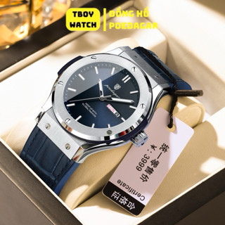 Đồng Hồ Nam Cao Cấp POEDAGAR 952 | Dây Cao Su Vân Cá Sấu | Chống Nước | Viền Thép Không Gỉ | Bảo Hành 12 Tháng