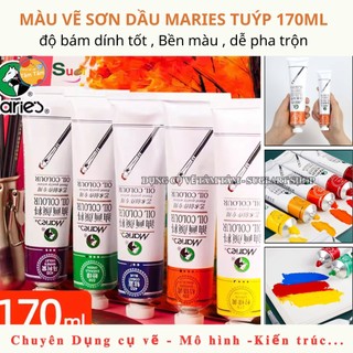 Sơn dầu maries tuýp 170ml , oil paint maries tube 170ml