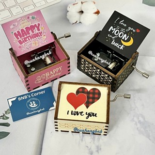 [BNB's Corner] Hộp nhạc cổ điển bằng gỗ | Quà lưu niệm có thông điệp