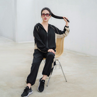 BỘ GIÓ THỂ THAO WINNY 25060 ÁO SUÔNG QUẦN ỐNG RỘNG - ÁO VÀ QUẦN CÓ DÂY RÚT MỚI NHẤT 2025