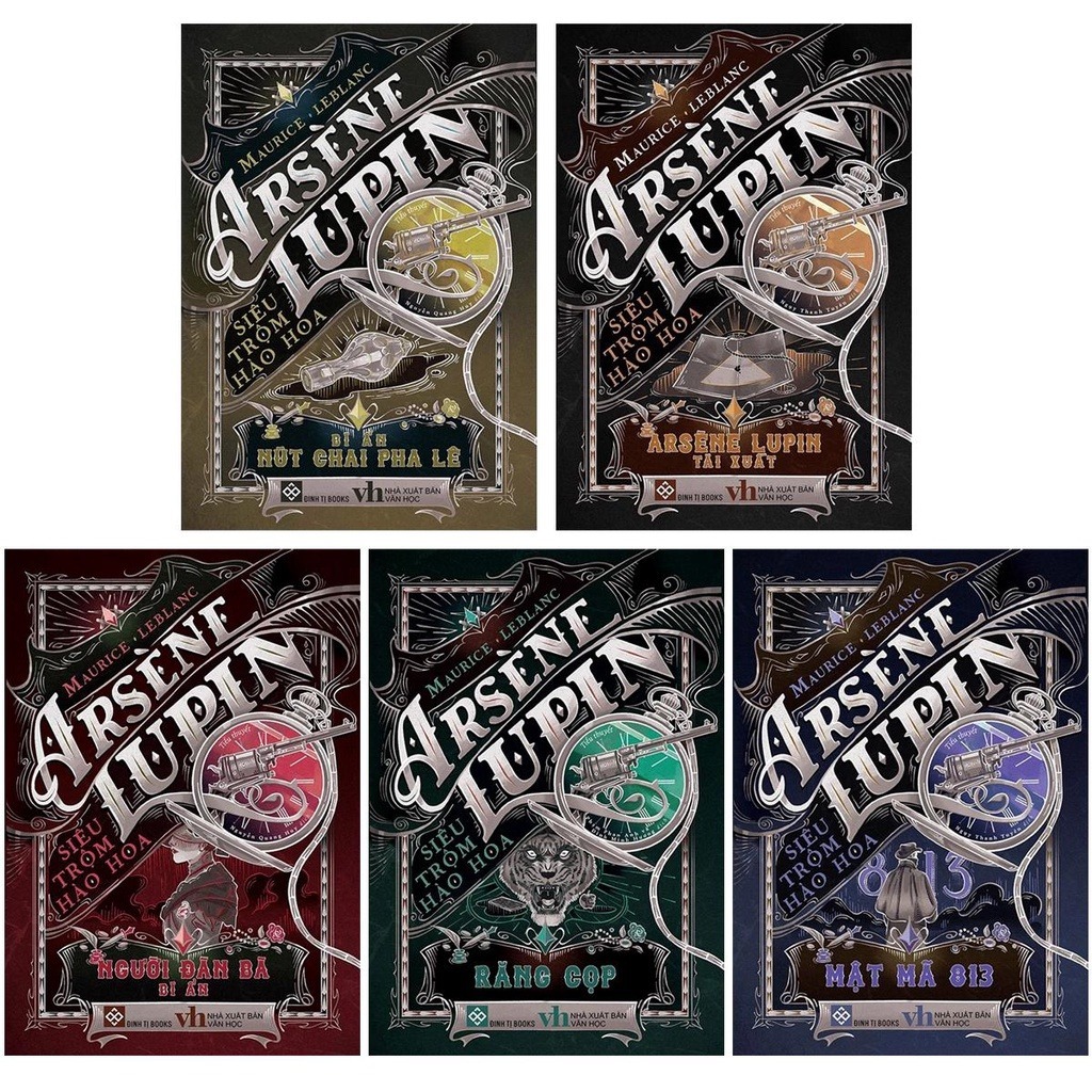 Sách -  Arsène Lupin - Siêu trộm hào hoa ( combo 5 cuốn phần 2)