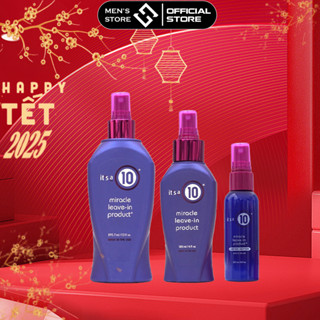 Xịt dưỡng tóc diệu kỳ Miracle Leave - In It's A 10 - dưỡng tóc mượt mà, mùi thơm nhẹ nhàng