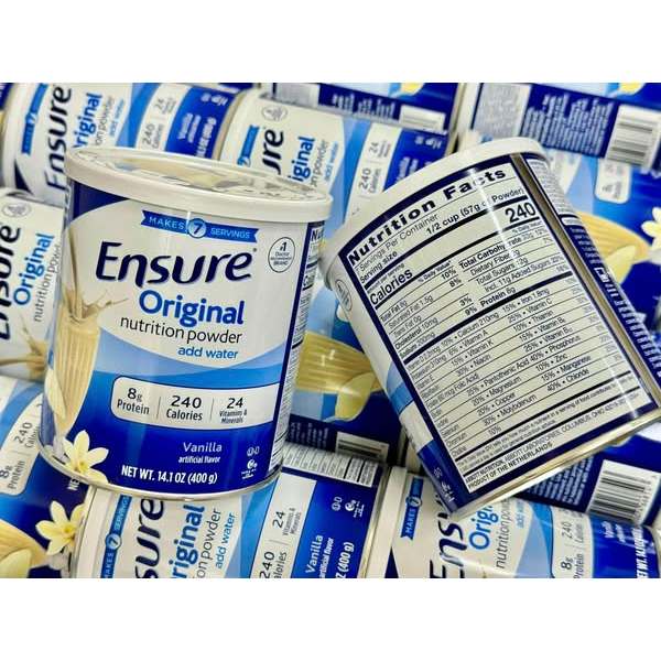Sữa bột Ensure Original Nutrition Powder mẫu mới hàng Mỹ