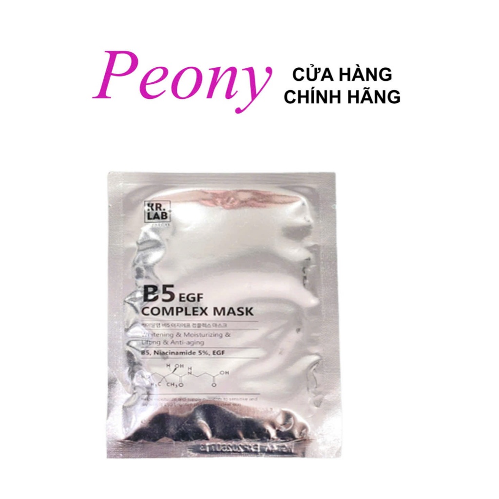 Mặt nạ B5 EGF Complex Mask Kr Lab Mask cấp ẩm, kích thích sản sinh collagen