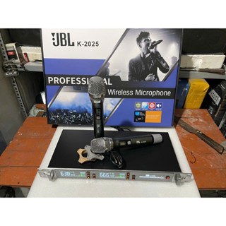 micro không dây cao cấp JBL - K2025V chuyên nghiệp hát nhẹ,chống hú rít tốt. độ nhạy cao, mic dễ bắt, dễ hát tiếng sáng