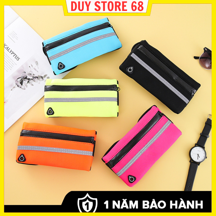 Túi Chạy Bộ Đeo Hông Đeo Bụng, Túi Đựng Điện Thoại Chạy Bộ Có Lỗ Luồn Tai Nghe Và Kèm Cài Chai Nước Loại Xịn