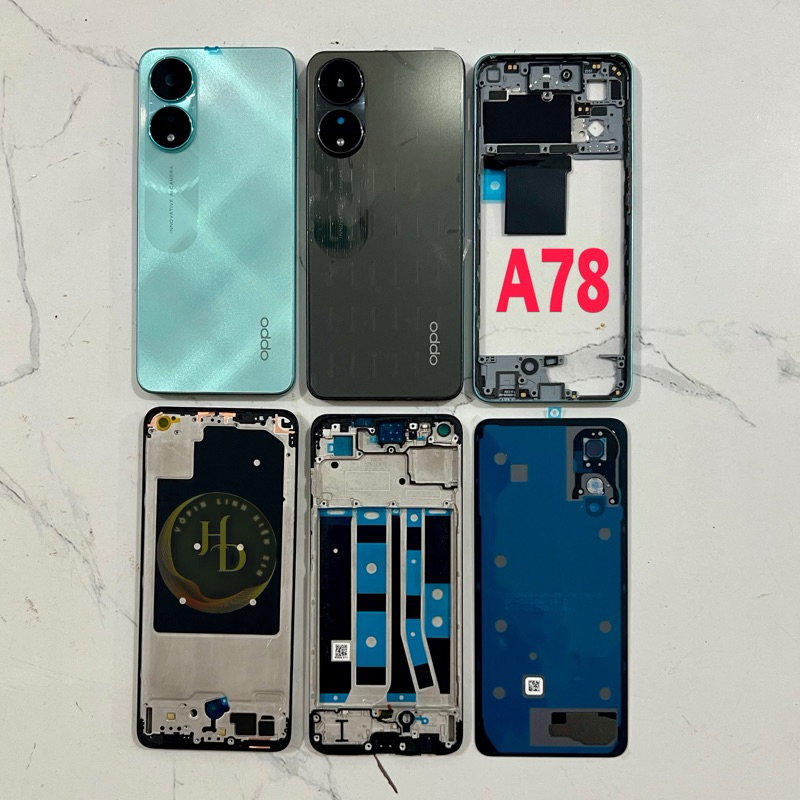Vỏ bộ OPPO A78 zin hãng, hàng đẹp lên máy kèm khay sim cụm kính camera