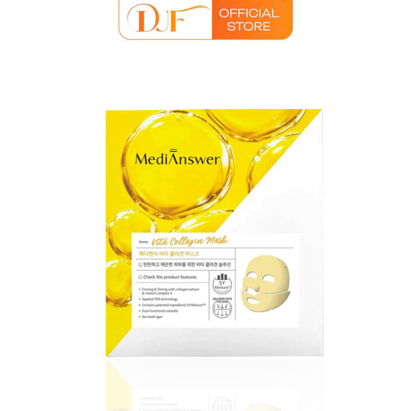 Mặt Nạ Thạch Vàng Chống Lão Hóa MediAnswer Vita Collagen Mask 35g