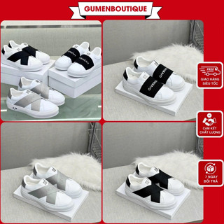 Giày Nam Ghi Ven Chi Slipon Họa Tiết Cực Đẹp - Giày Thể Thao Chun Chéo Chun Ngang Cao Cấp