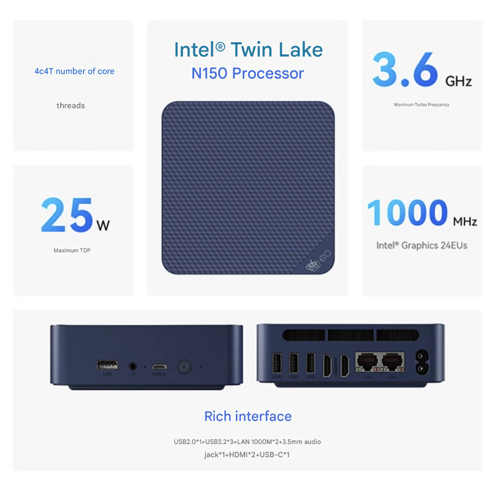 Mini PC Intel N100 Zotac Nano Zbox-CI337 12th Tiny DDR5 | BigBuy360 - bigbuy360.vn