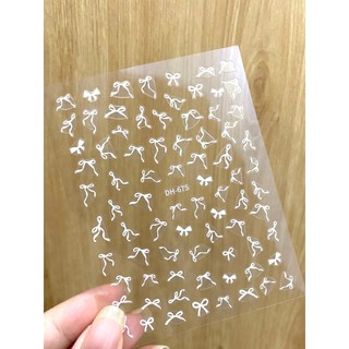 Sticker Nơ Dán Móng Mẫu Mới