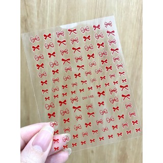 Sticker Nơ Dán Móng Mẫu Mới