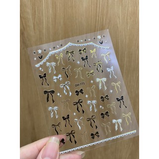 Sticker Nơ Dán Móng Mẫu Mới