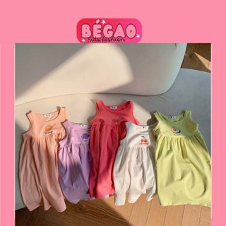 Váy bé gái sát nách mùa hè hình hoa quả size 8-18kg V0006