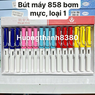 1 HỘP =15 BÚT MÁY OUGUWEN 858 Ngòi Kim Tinh Mài Sẵn Viết Đẹp -Nhẹ