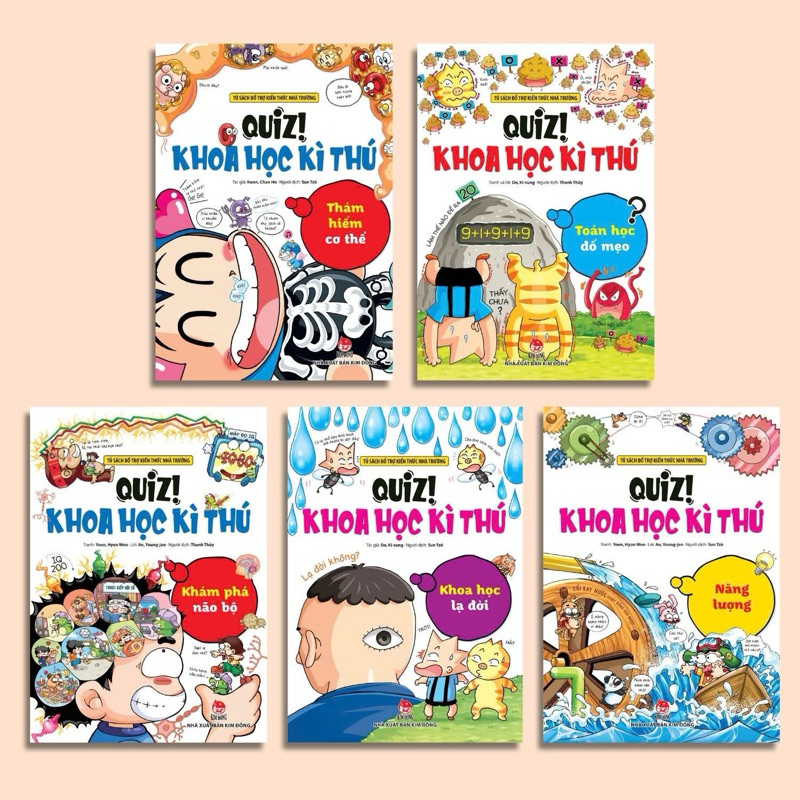 Sách - (Lẻ) Quiz Khoa học kì thú (Kim đồng)