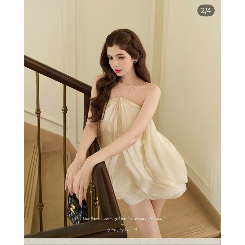 Đầm beige colin_clothing size S