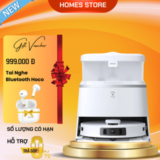 Robot Hút Bụi Lau Nhà Ecovacs T30 Pro Omni Xòe Giẻ  Lực Hút 11.000 Pa, Tự Động Giặt Giẻ Xả Rác A11