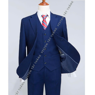 BỘ VEST NAM TRUNG NIÊN PHÂN KHÚC HÀNG HẠNG SANG CAO CẤP ( TẶNG 1 ÁO GILE 1 CÀ VẠT )