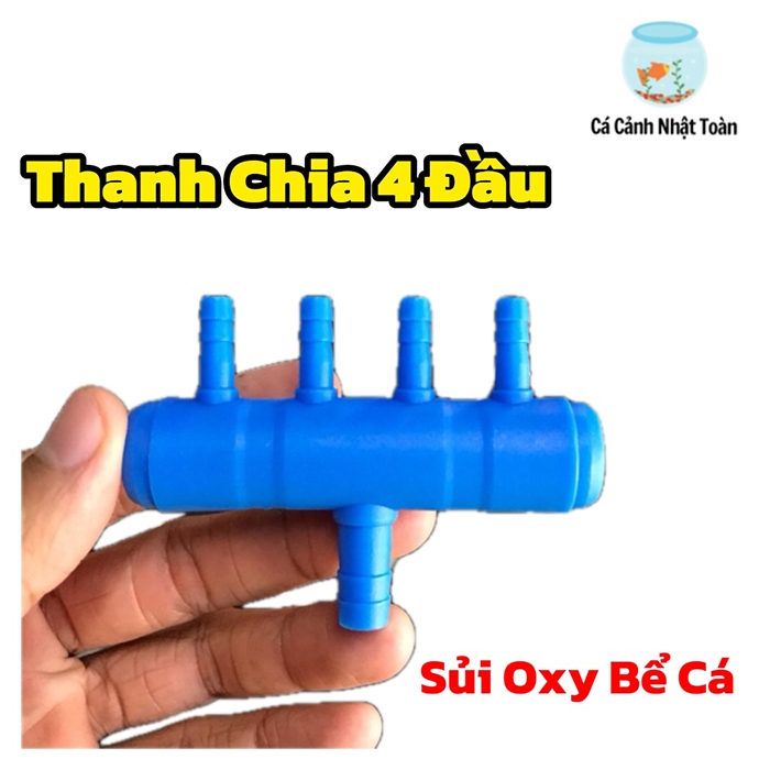 THANH CHIA 4 ĐẦU OXY MÁY OXY HỒ CÁ NON BỘ