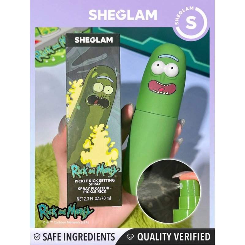 XỊT KHOÁ NỀN SHEGLAM X RICK AND MORTY