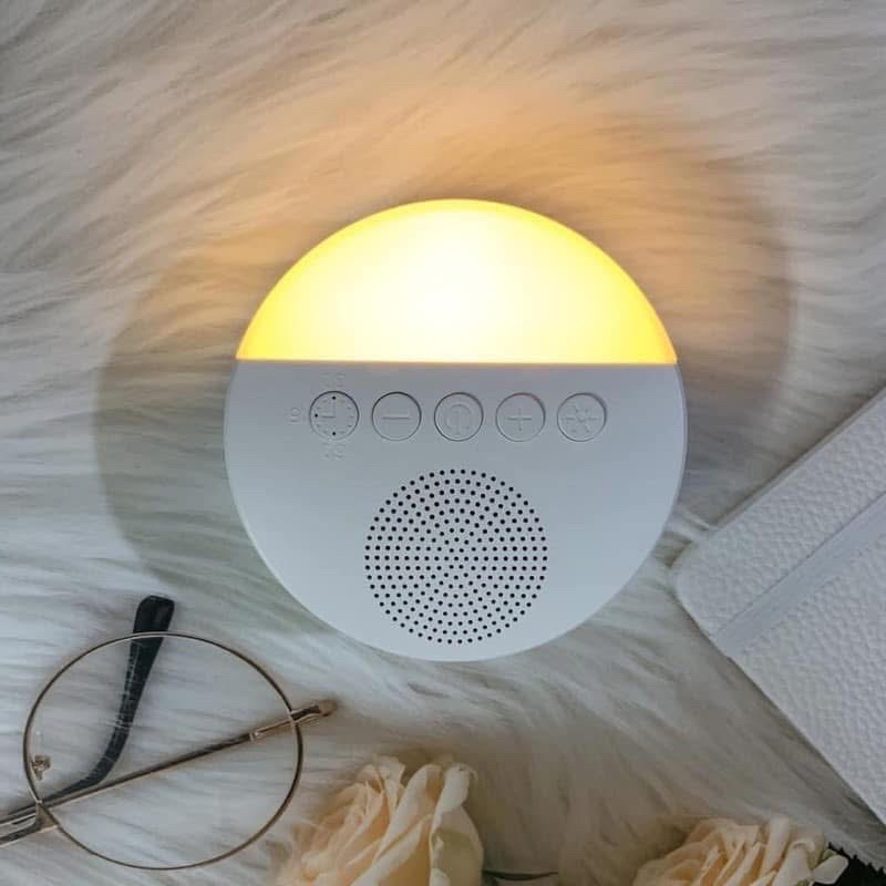 Máy tiếng ồn trắng white noise - máy ru ngủ cho bé kiêm đèn ngủ