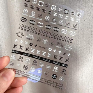 Sticker Dán Móng Tên Các THUONG HIEU