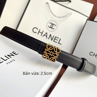 Thắt lưng nữ Lowe cao cấp, thắt lưng Dương Mịch bản 2.5cm (ảnh thật)