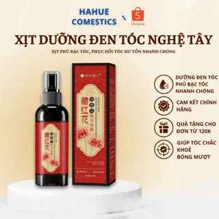 Xịt Dưỡng Đen Tóc HUNMUI - Xịt HUNMUI Phủ Bạc, Dưỡng Đen Tóc Nghệ Tây, Giúp Đen Tóc, Tóc Bóng Mượt, Giảm Rụng Hiệu Quả