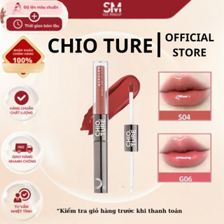  Son Môi 2 Đầu Chio.Ture Son Kem Bóng Lâu Trôi Dưỡng Ẩm Double-End Glaze 2.2g+2.2g 