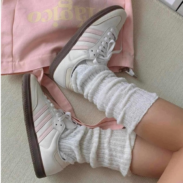 (Tặng dây hồng) Giày sneaker 𝐒𝐚𝐦𝐛𝐚 𝐎𝐆 𝐖𝐡𝐢𝐭𝐞 𝐏𝐢𝐧𝐤 💟💟💟