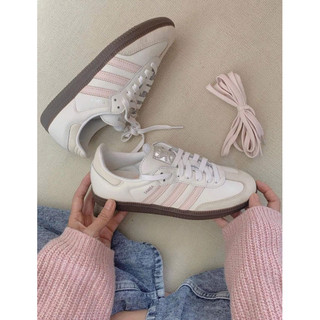 (Tặng dây hồng) Giày sneaker 𝐒𝐚𝐦𝐛𝐚 𝐎𝐆 𝐖𝐡𝐢𝐭𝐞 𝐏𝐢𝐧𝐤 💟💟💟